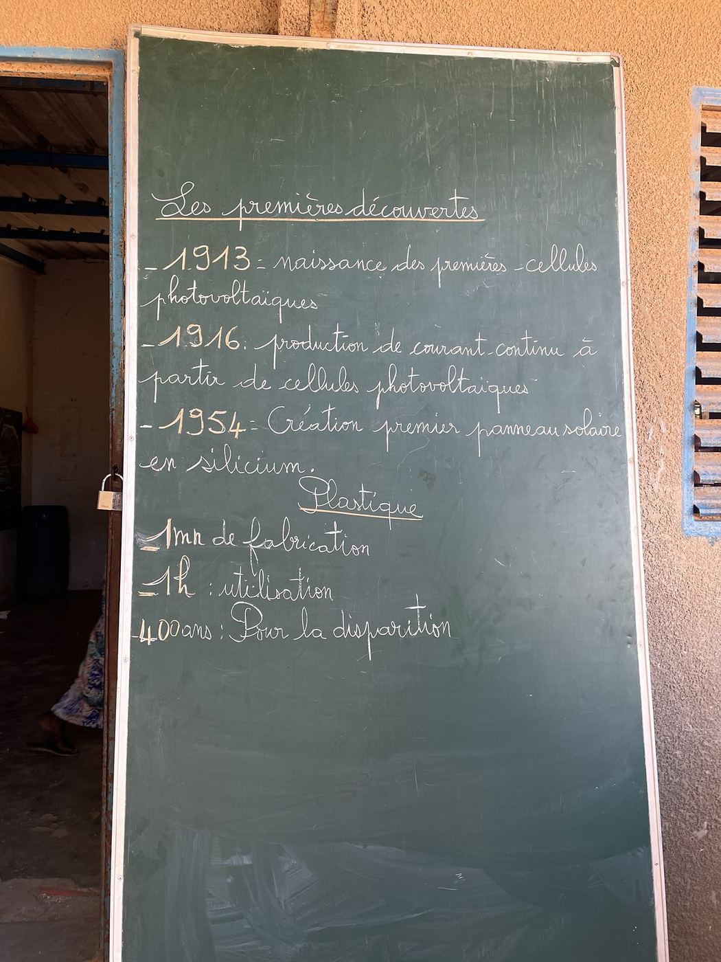Au tableau, quelques grandes dates de l’histoire des cellules photovoltaïques
